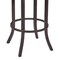 Armen Living Tahiti 30" Barstool in Auburn Bay finish with Brown Pu upholstery LCTA30BABR - alternate 3